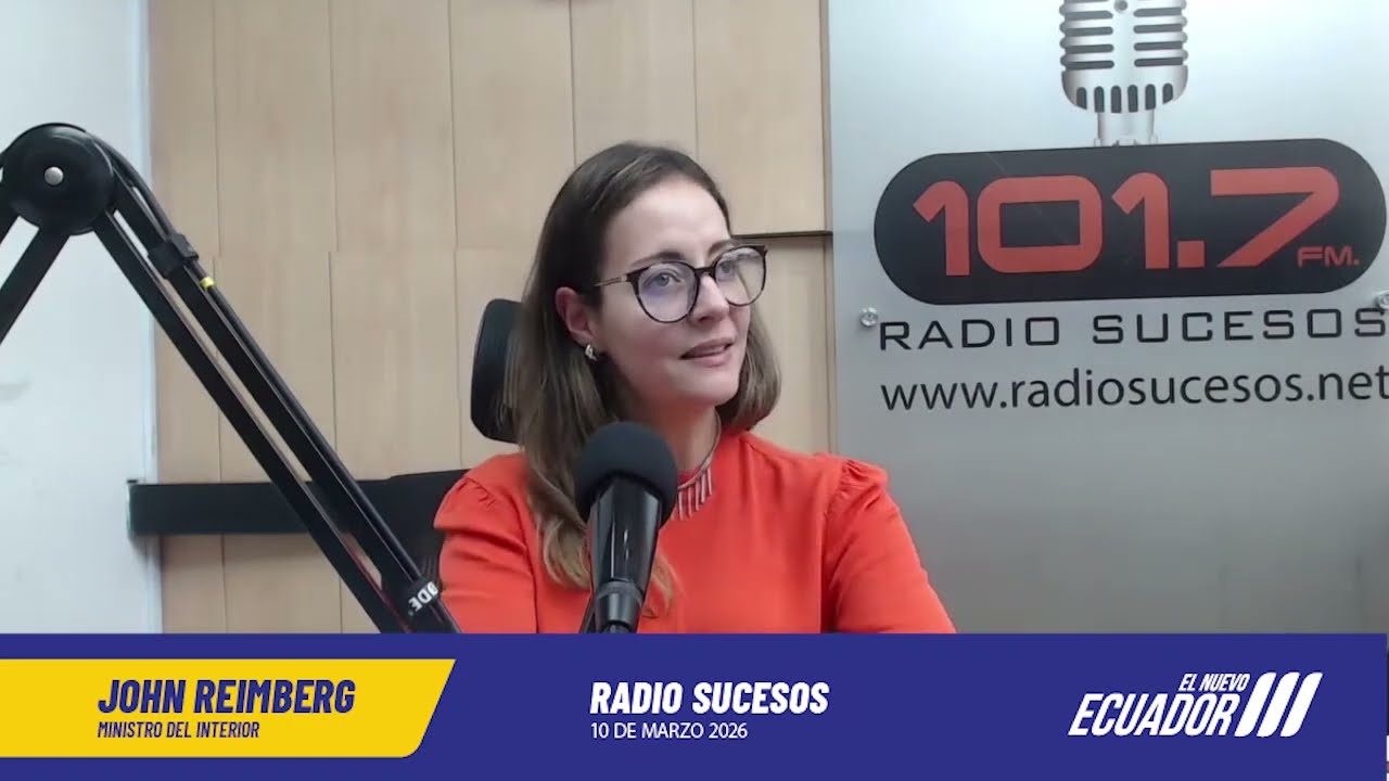 ENTREVISTA DEL MINISTRO DEL INTERIOR, JOHN REIMBERG, EN RADIO SUCESOS