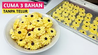  KUE SEMPRIT 3 BAHAN TANPA TELUR MODAL IRIT TAKARAN SENDOK