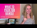🌺Top 10 THINGS to Pack for Hawaii🌺What to pack for Hawaii Packing Essentials List [Hawaii Must Have]