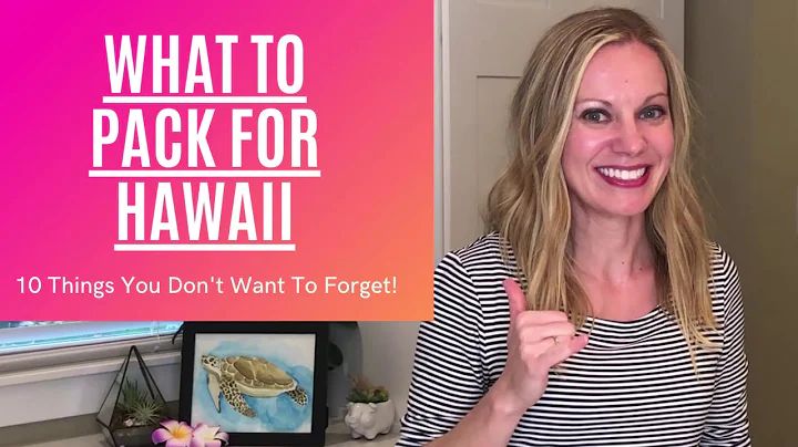 🌺Top 10 THINGS to Pack for Hawaii🌺What to pack for Hawaii Packing Essentials List [Hawaii Must Have]
