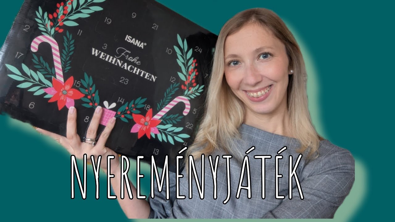 Isana (Rossmann) adventi kalendárium 2025