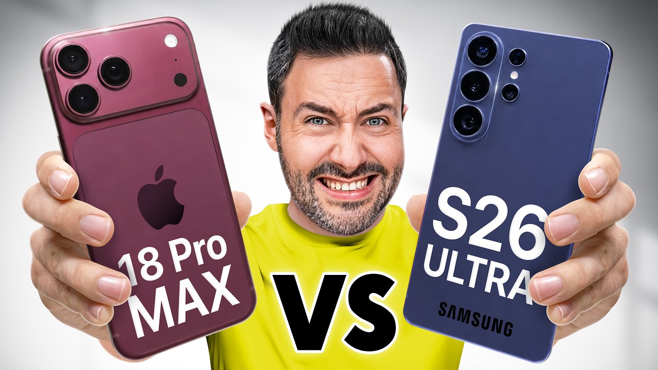 iPhone 18 Pro Max VS Galaxy S26 Ultra : le Gros Comparatif !
