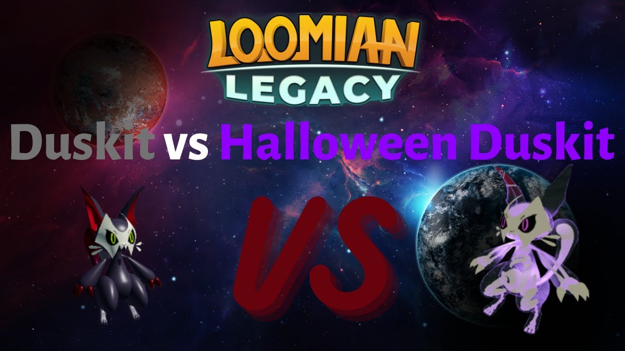 HALLOWEEN DUSKIT VS DUSKIT ft. Bosuke_Alucard ROBLOX Loomian