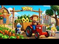 Monkey Farmer Fixes Old Tractor and Gets Back to Farm Work | Funny Monkey Kids! 🚜🔧🐵
