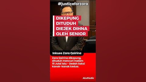 Zara Qairina Dikepung, Dituduh Mencuri & Diejek: Tragedi Malam 15 Julai 2025 – Inkues Zara