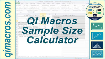 Sample Size Calculator in Excel for Variable and Attribute Data