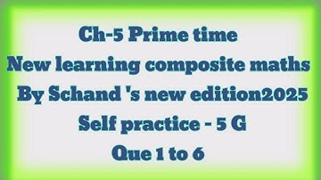 new learning composite maths class 6 self practice 5g | 6th self practice 5g| clas 6 fraction