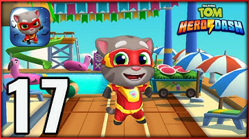 Talking Tom Hero Dash  Gameplay Walkthrough Part 17 -+11K Score with TOM (iOS, Android).