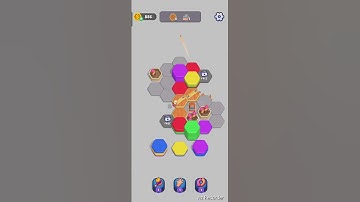 Hexa sort _ Level 152 #games #gaming #sortpuzzlegame #sorts #hexasort #mobilegame