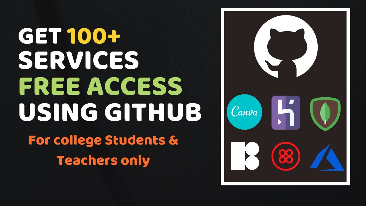 How to Use the GitHub Student Developer Pack 100+ Services Free for