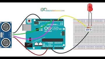 Ultrasonic Sensor Part Two  (With an LED)
