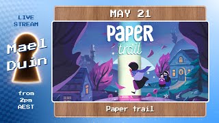 🔴LIVE: Let's play 🧣 Paper trail (day 3) - In this game, the world is flat and double sided.