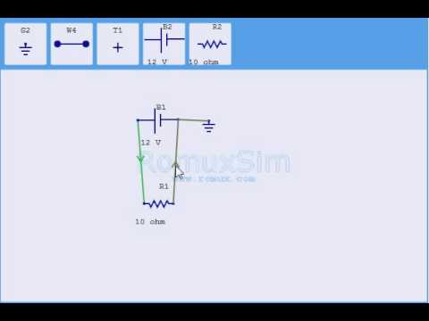 web based electronics circuit simulator romuxsim youtube