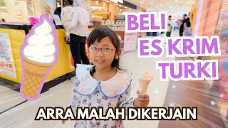 ARRA DIKERJAIN SAMA PENJUAL ES KRIM TURKI 😂 HAYA TURKISH ICE CREAM ❤️
