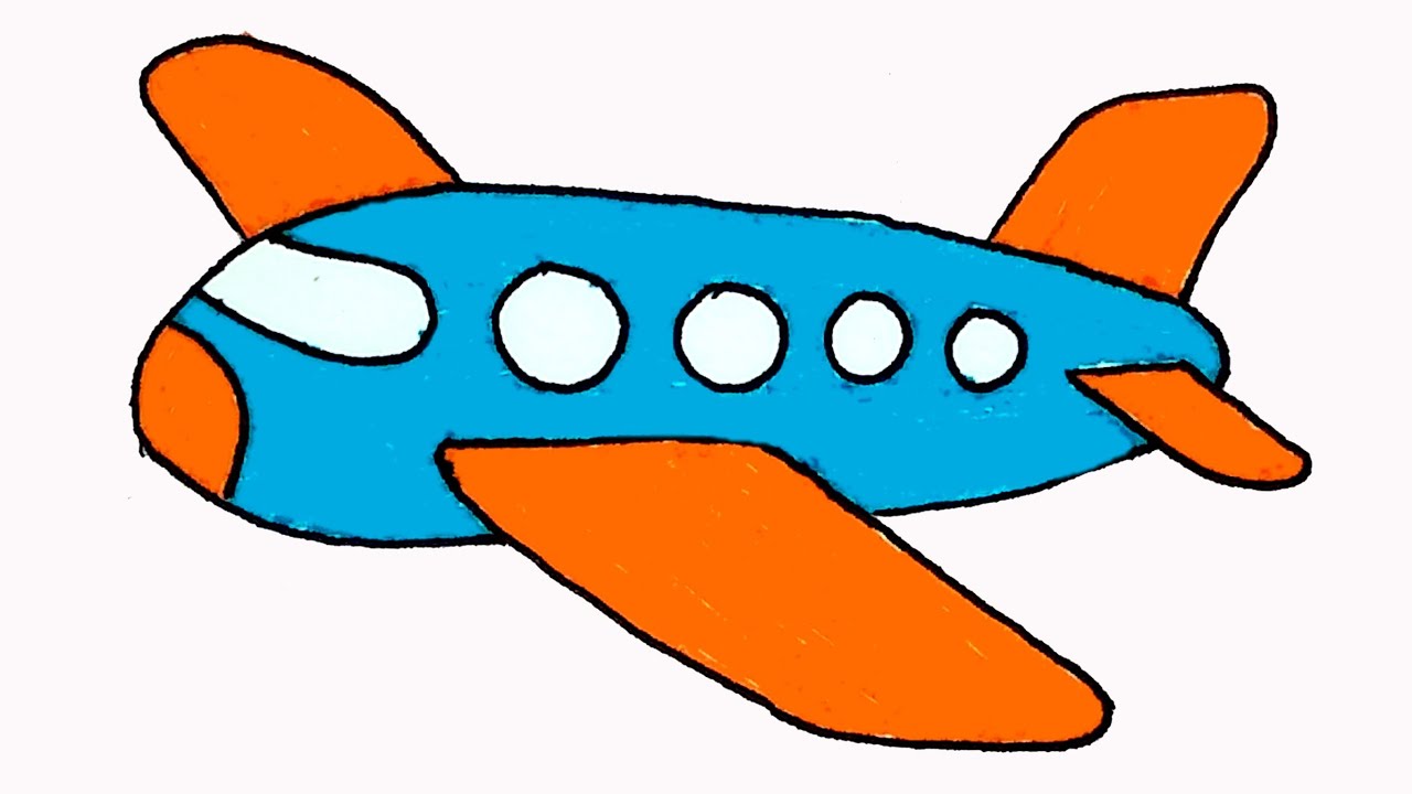how to draw an aeroplane/aeroplane drawing/easy aeroplane drawing ...