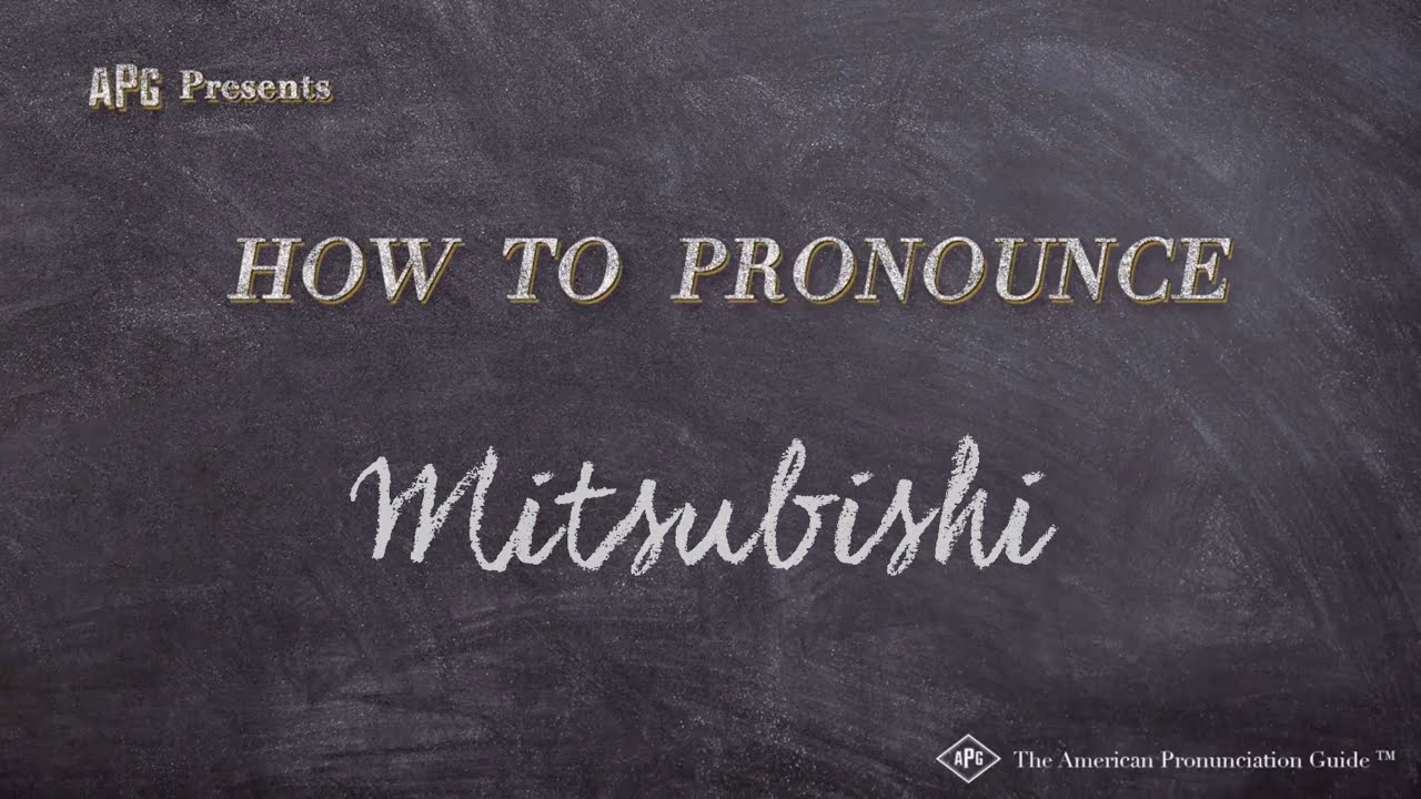 How To Pronounce Mitsubishi (Real Life Examples!)