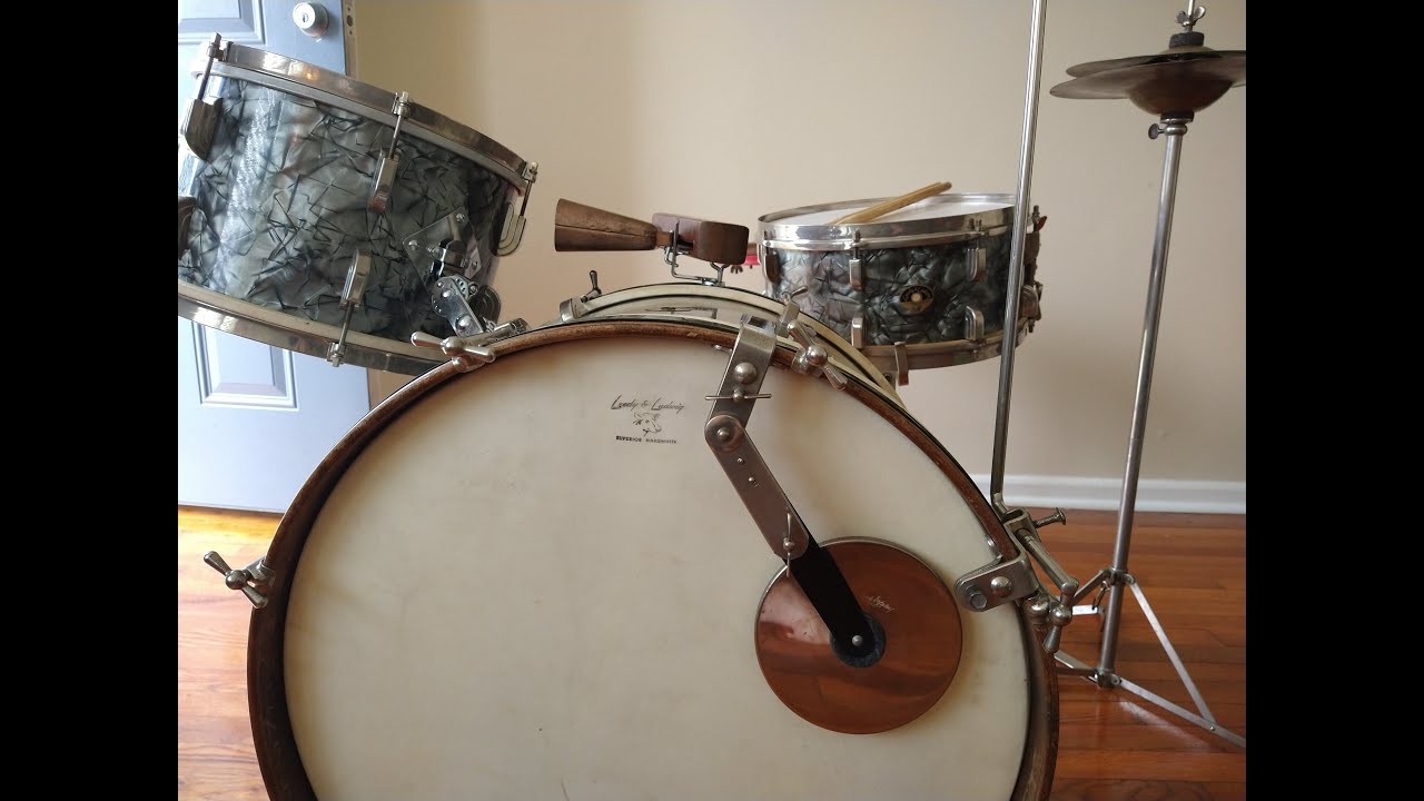 1954 Leedy & Ludwig drum kit YouTube