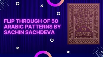 Flip Through of 50 Arabic Patterns by Sachin Sachdeva
