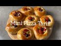 Kahvaltılık  pizza tarifi /  Mini pizza yapılışı /Pastaneden Almayın Mini Pizzalarınızı evde yapın