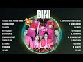 Bini top tracks countdown  bini hits  bini music of all time