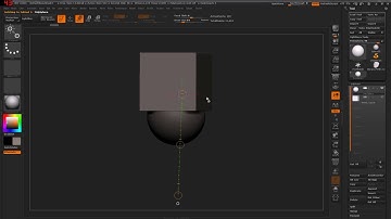 zbrush Using dynamesh to merge two objects