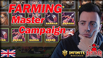Should be farm Master Campaign to lvl up heroes? [Infinite Magicraid]