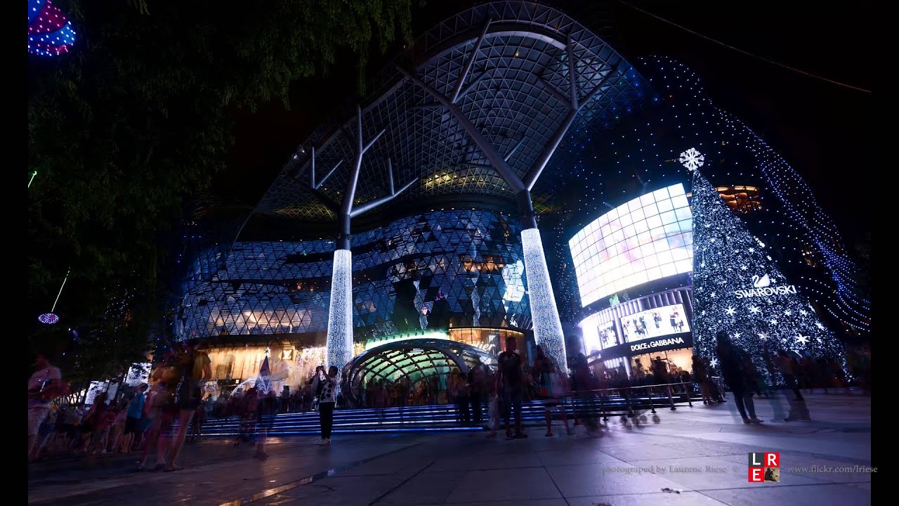Singapur Orchard Shopping Center ION Swarovski Christmas Tree YouTube