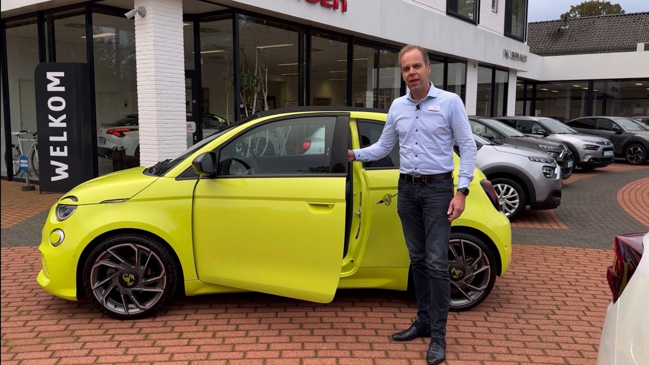 Auto van de Week! Abarth 500E Cabrio 42kWh 155PK Turismo | Autobedrijf Bouwman Ommen