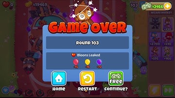 Four Circles Bloons Tower Defense 6 Magic Monkeys Only