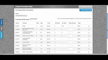 How to Add a Purchase Order to MenuMax