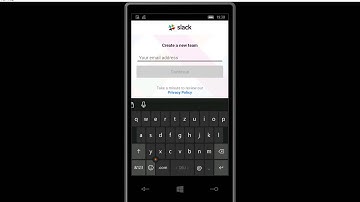 Android-Apps on Windows Phone: Slack