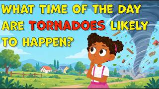 I Wonder What Time of the Day Are Tornadoes Likely to Happen | Fun Facts about Tornado #tornado