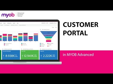 The Customer Portal in MYOB Advanced