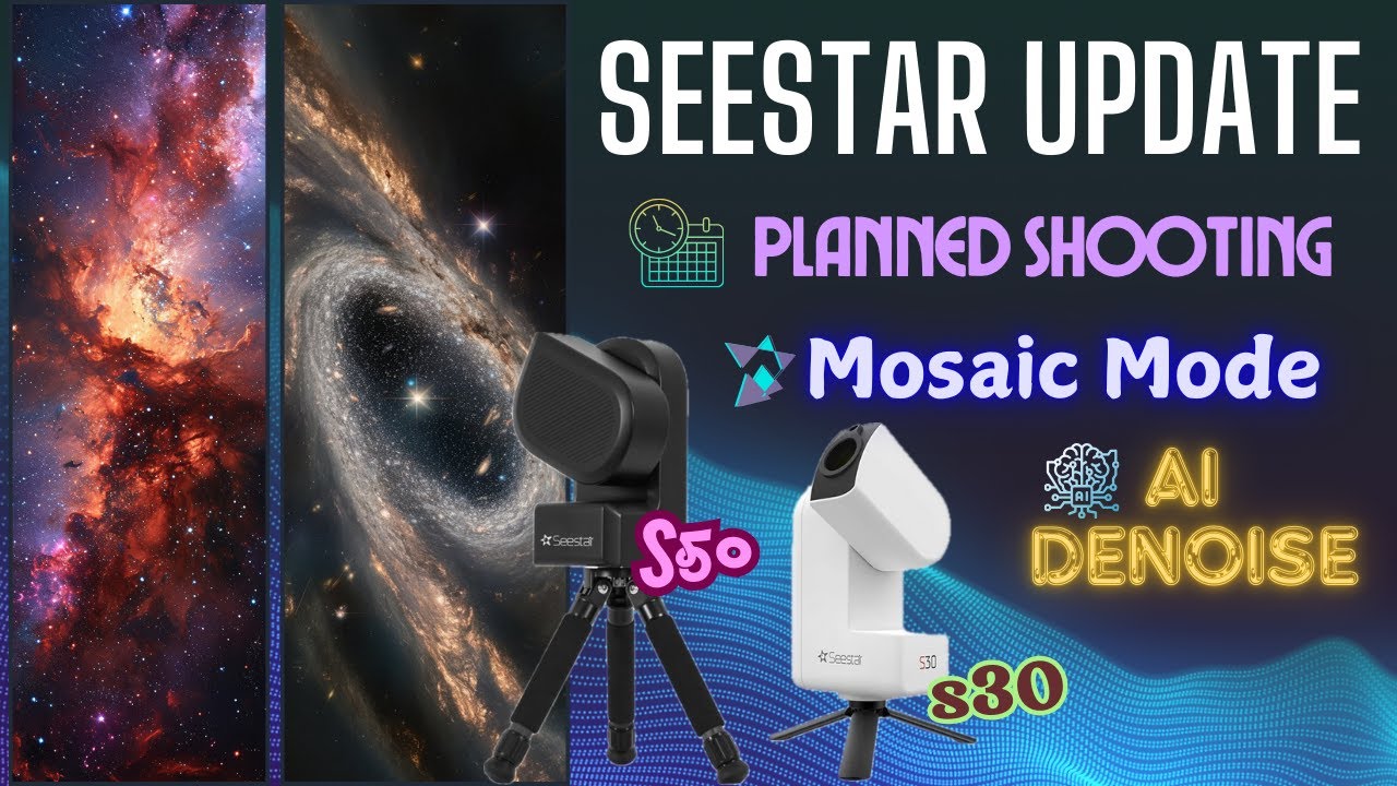 Incredible Updates: Mosaic Mode, Scheduled Sessions & AI Denoise Explained!