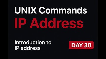UNIX Commands – IP Address Explained | Day 30