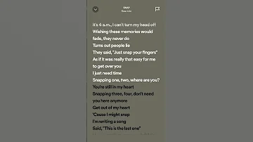 Rosa Linn SNAP Spotifylyrics Hits Trending Tiktok Lyrics Viralhits Rosalinn Music 