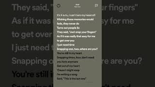 Rosa Linn - SNAP #spotifylyrics #hits #trending #tiktok #lyrics #viralhits #rosalinn #music