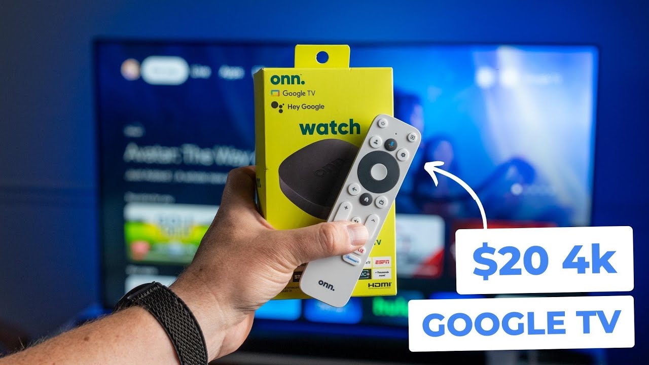 Walmart's ONN 4K Google TV Box Is Only $20 