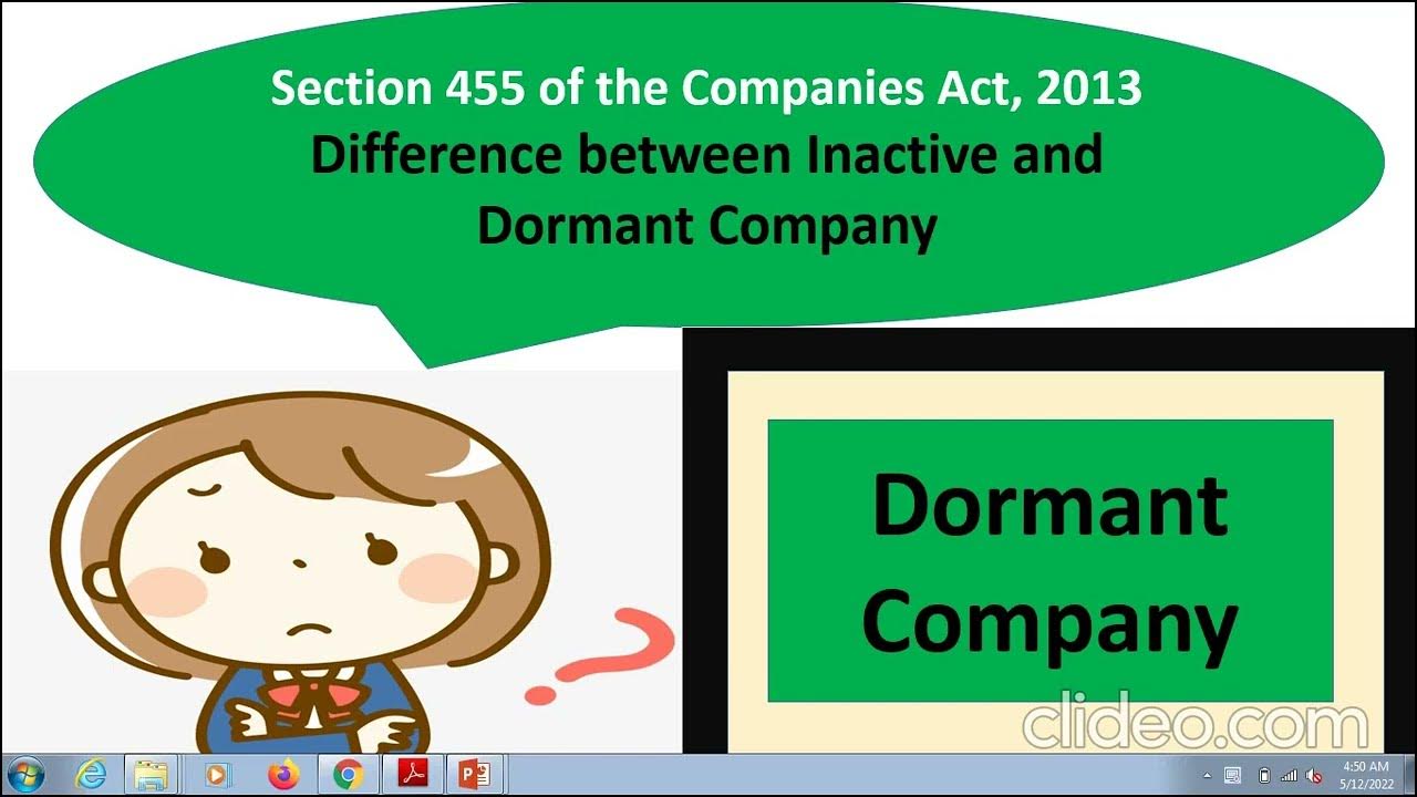 Dormant Company Section 455 Of Companies Act 2013 Difference In Dormant dormant-company-section-455-of-companies-act-2013-difference-in-dormant