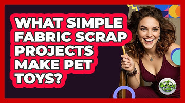 What simple fabric scrap projects make pet toys?