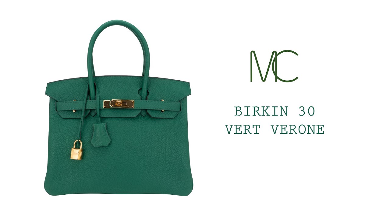 Hermes Vert Anis Togo Leather Victoria Cabas Tote Bag - Yoogi's Closet
