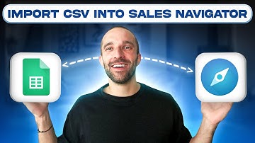 How to upload a CSV file into LinkedIn Sales Navigator (B2B Lead generation)