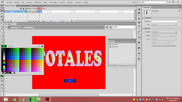 Escenas Con Texto Animado en Flash