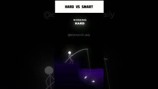 Hard work vs smart work🧠. #motivation #discipline #successquotes #mindset #focus #millionairemindset