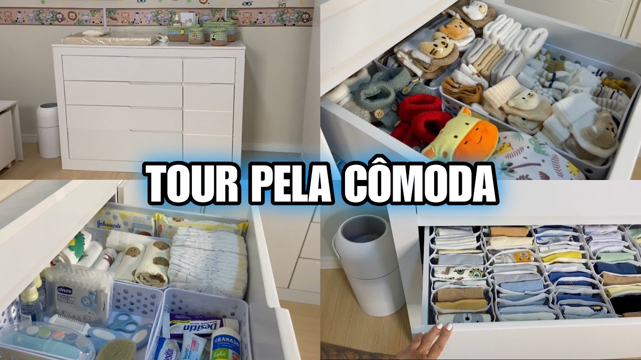 TOUR PELA CÔMODA DO BEBÊ 👶🏻💙