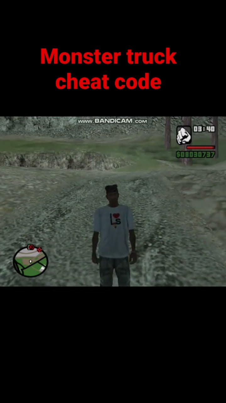 Monster Truck Cheat Code Gta San Andreas Gaming Shorts YouTube Oar2 