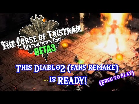 The Curse of Tristram (Diablo2 mod fans Remake) Final release video