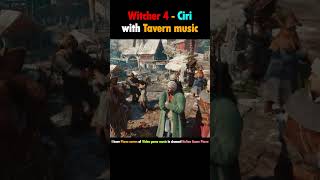 The Witcher 4 Ciri Walks around with Tavern Music - OST 4k60FPS