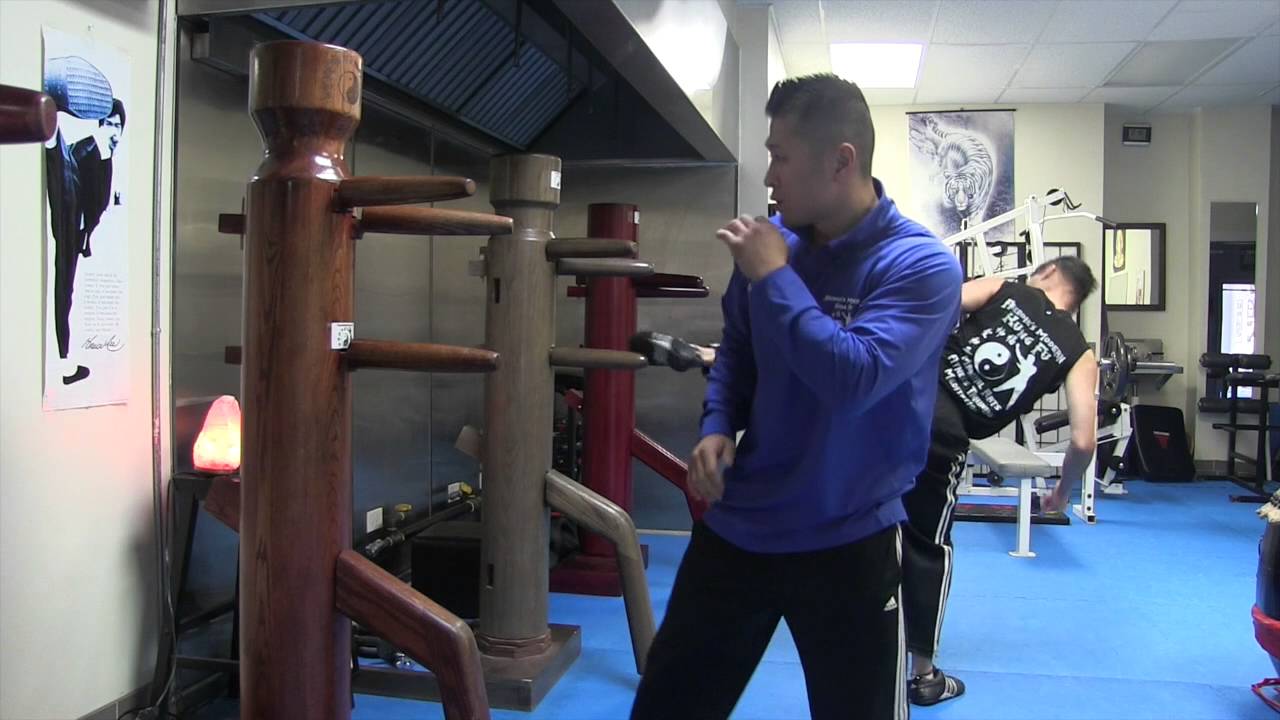Wushu Wooden Dummy Exercises Dec 27 2015 YouTube