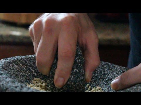 Molcajete How to Clean or Season Mortar and pestles